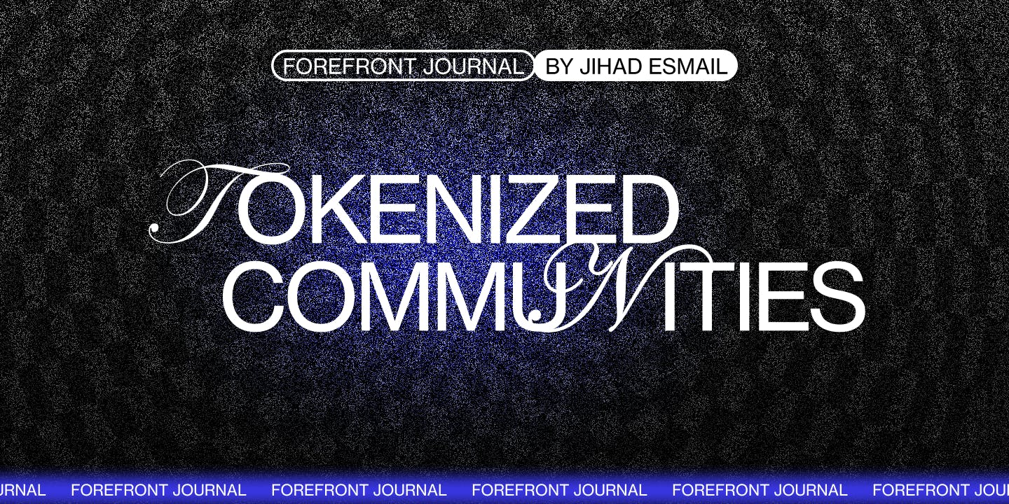 Thumbnail of Tokenized Communities